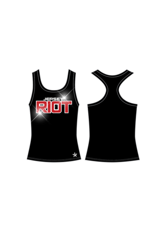 Compression Tank in Black - Jersey Riot