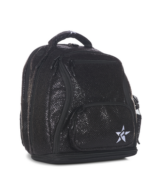 Black Viper Snakeskin Baby Rebel Dream Bag with Black Zipper