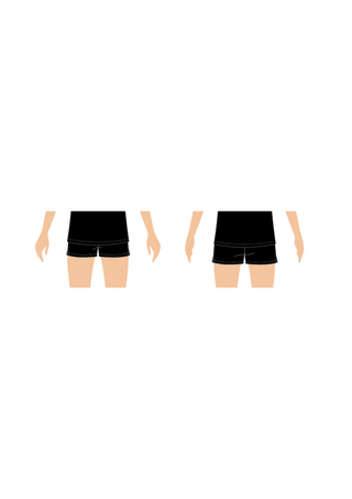 Relaxed Shorts in Black -  Paul VI High School - NJ