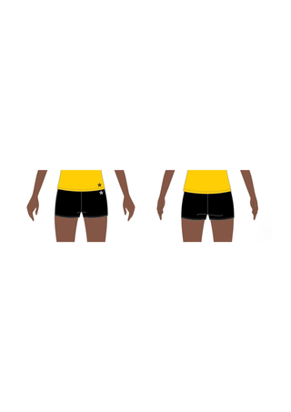 Compression Short in Black - Miss Kim’s Dance and Cheer