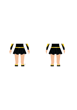 Girl Skirt - Miss Kim’s Dance and Cheer