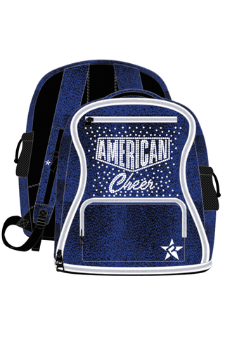 Royal Rebel Dream Bag Plus with White Zipper - American Cheer