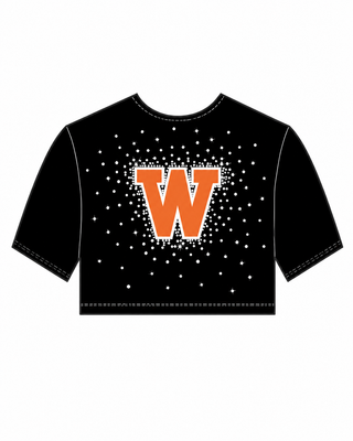 Staple Crop T-Shirt in Black- West De Pere High School Dance WI