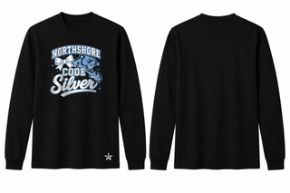 Crewneck Sweatshirt in Black - Northshore High School - Code Silver, LA