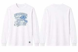 Crewneck Sweatshirt in White - Northshore High School - Code Silver, LA