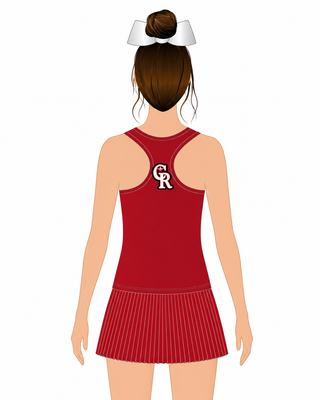 Compression Tank Red Practice Wear- Cardinal Ritter High School Cheer - IN