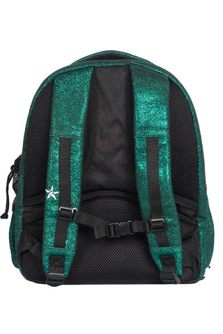 Emerald Green Rebel Dream Bag with White Zipper