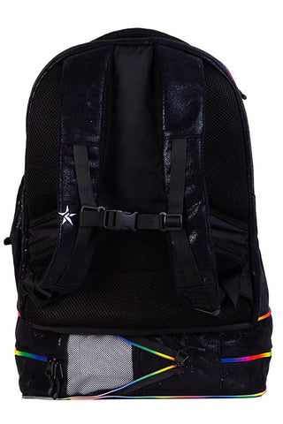 Faux Suede in Black Rebel Dream Bag with Rainbow Rebel Logo Studs