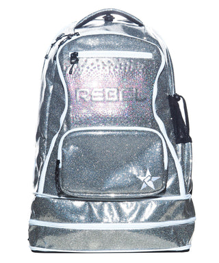 Glossy in Moonstruck Rebel Dream Bag with White Zipper