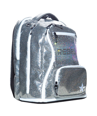 Glossy in Moonstruck Rebel Dream Bag with White Zipper