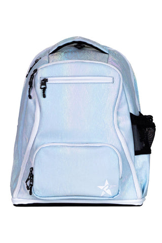 Shimmer In Cloud Rebel Dream Bag in Cloud with White Zipper