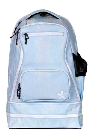 Shimmer In Cloud Rebel Dream Bag in Cloud with White Zipper
