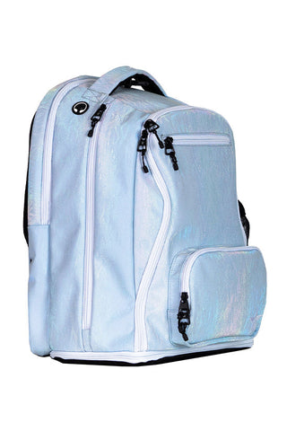 Shimmer In Cloud Rebel Dream Bag in Cloud with White Zipper