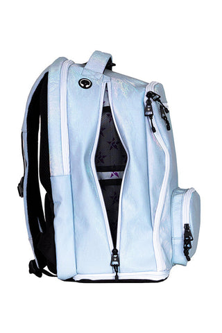 Shimmer In Cloud Rebel Dream Bag in Cloud with White Zipper