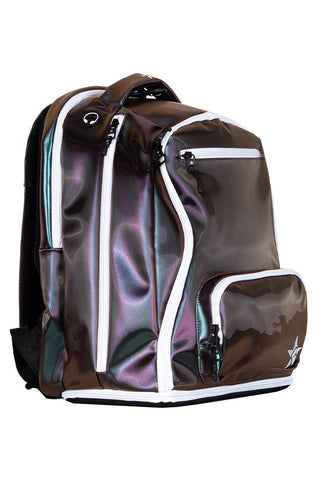 Liquid in Twilight Rebel Dream Bag with White Zipper