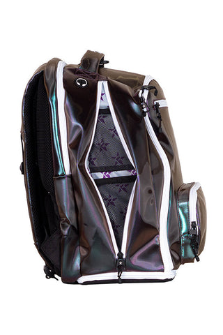 Liquid in Twilight Rebel Dream Bag with White Zipper