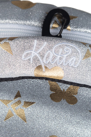 Mixed Metals Rebel Baby Dream Bag with White Zipper