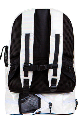 Luster in Cream Rebel Dream Bag with White Zipper