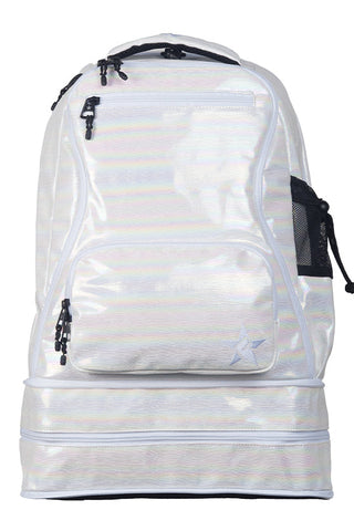 Luster in Cream Rebel Dream Bag Plus with White Zipper