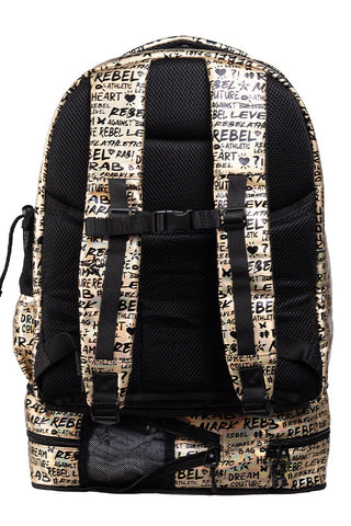 Signature in Black And Gold Dream Bag Plus with Black Zipper