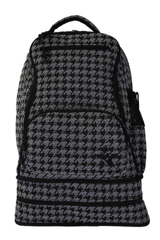 Black Houndstooth Dream Bag Plus in Black with Black Zipper