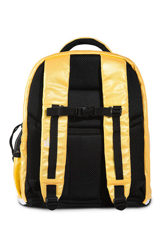 Glossy in Pastel Yellow Rebel Dream Bag Plus with White Zipper