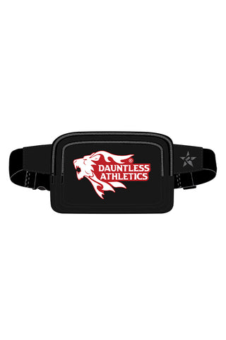 Rebel Belt Bag in Black Neoprene - Dauntless Athletics