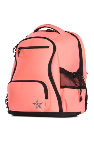 Neoprene in Coral Rebel Dream Bag Plus with Black Zipper