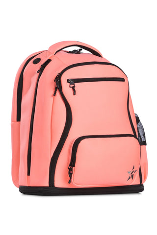 Neoprene in Coral Rebel Dream Bag Plus with Black Zipper