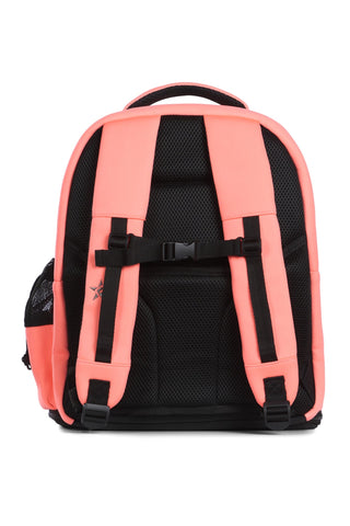 Neoprene in Coral Rebel Dream Bag Plus with Black Zipper