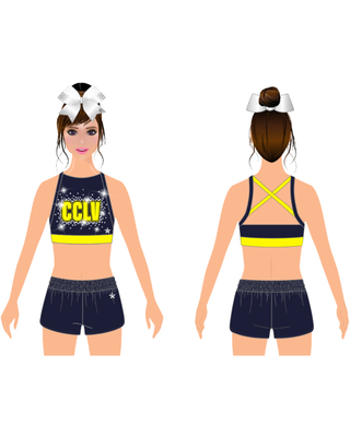 2026 Elite Practice Wear Sport Bra ONLY- CheerCats Las Vegas