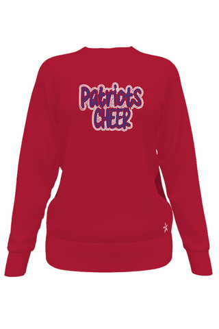 Crewneck Sweatshirt in Red - Heritage Hills High School Cheer - IN