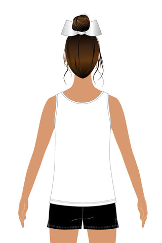 Casual Tank in White - Icon Athletics