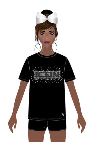 Unisex Tee Shirt in Black - Icon Athletics