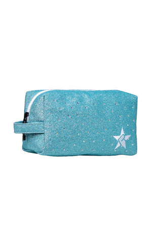 Pixie Dust with Crystal Scatter Rebel Makeup Bag with White Zipper