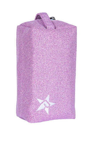 Sugar Plum Rebel Makeup Bag with White Zipper