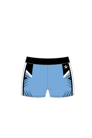 PerfectFit Seamless Compression Short in Blue and Black - Mingo Central High School