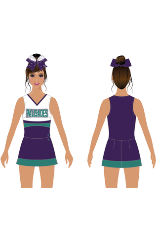 Girls Game Day Uniform Full Length Shell - Palisades High School - NC