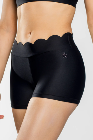RR2999BKScallopedCompressionShortinBlack-e1