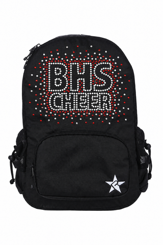 Rebel Raven Backpack in Black - Barrington High School Cheer