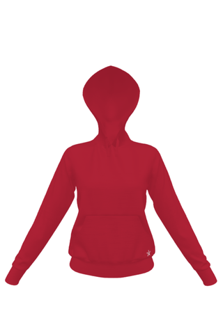 Pullover Hoodie in Red