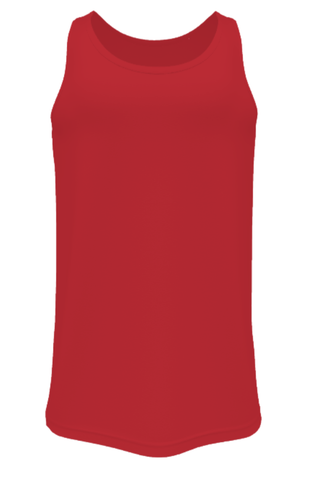 Mens Sport Tank in Red
