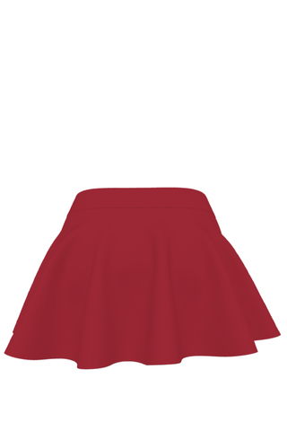Flouncy Skirt in Red