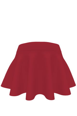 Flouncy Skirt in Red