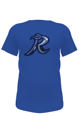 Unisex T-Shirt in Royal Blue with Crystal Logo - Rehobeth Peewee Association