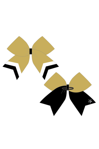 Gold Bow with Tails - Rochester High School Cheer - IN