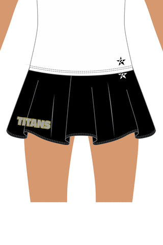 Flouncy Skirt in Black - Rockford Jr. Titans