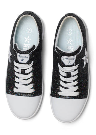 Rebel Starstruck Shoe in Black Sparkle