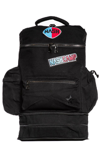 Coal Nash Camp Rebel Hero Plus Backpack with Patches - Special Order