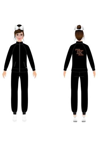 Event Jacket in Black with Crystal Logo - Thornapple Kellogg - MI